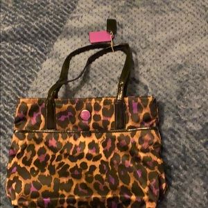 Authentic Coach purple purse